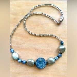 Boho Handmade Lapis Necklace